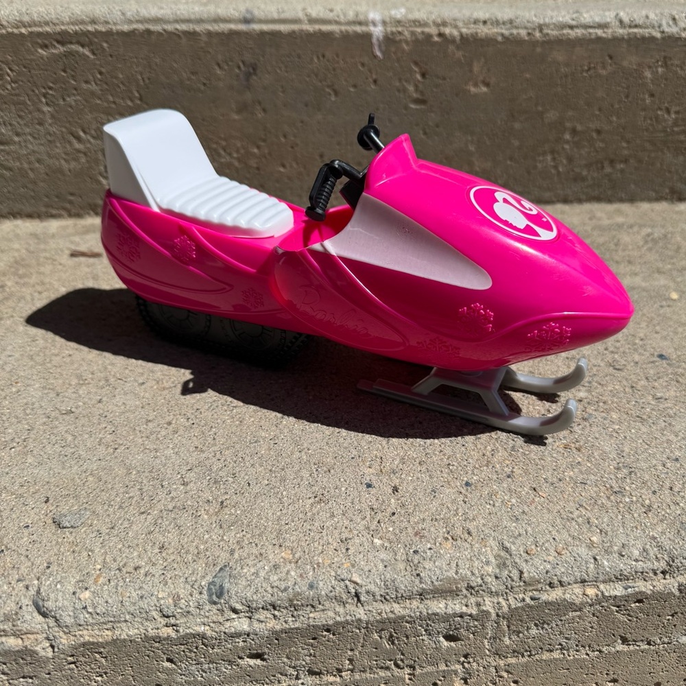 Barbie Pink and White Snowmobile 2016